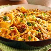 Easy Cheesy Beef and Bow-Ties